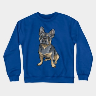 French Bulldog | Blue and Tan | Dilute Crewneck Sweatshirt